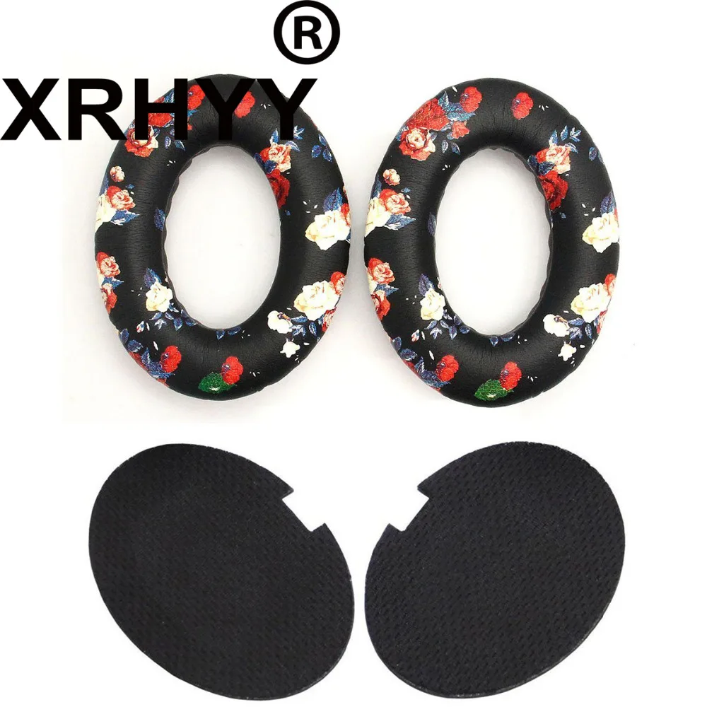 XRHYY Hitam Pengganti Bantalan Bantal untuk BOSE QC 15 QC2 QC15 QC25 QC35 AE2, AE2i, AE2 Nirkabel, AE2-W Headphone