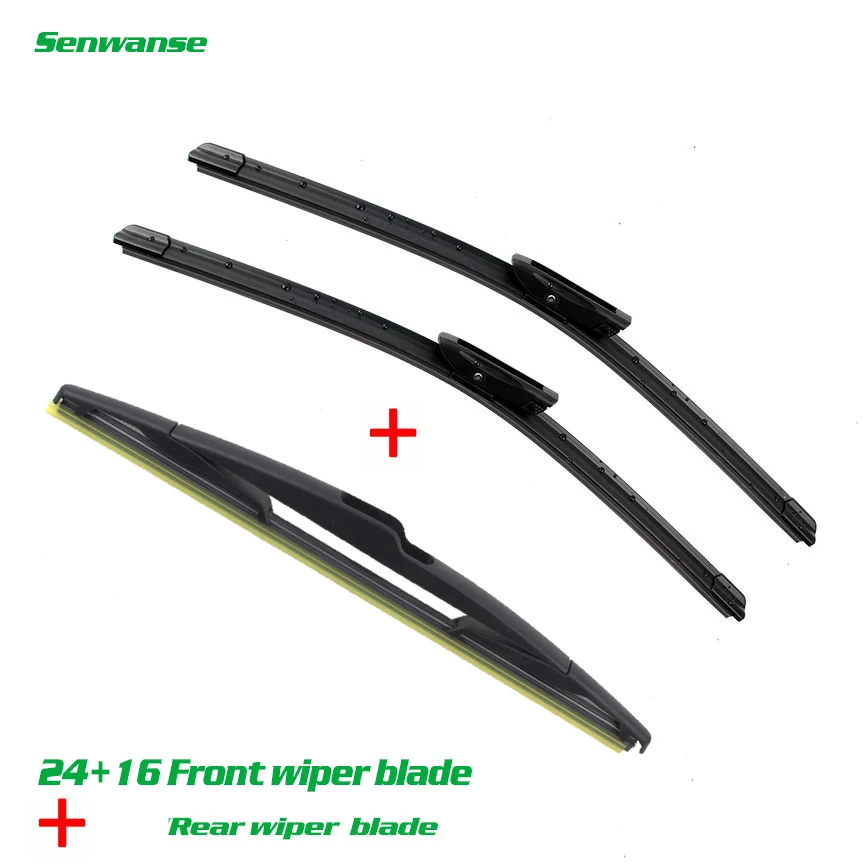 

Senwanse Front and Rear Wiper Blades For Renault Laguna Grandtour 2008-2015 Car Windshield Windscreen Wiper 26"+16"+14"