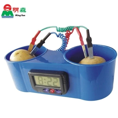 

Electronic clock for potato and fruit Power generation experiment transformation of energy Scientific inquiry teaching apparatus