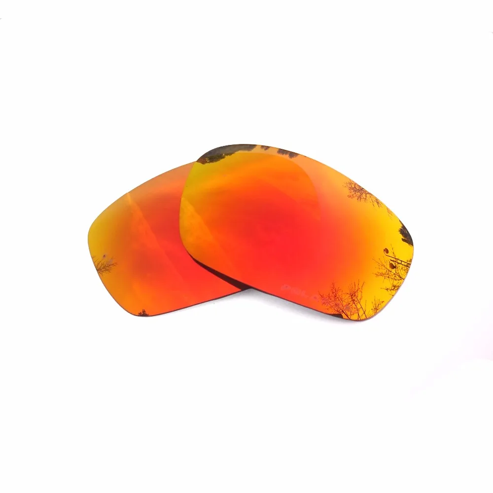 

Orange Red Mirrored Polarized Replacement Lenses for Jawbone Sunglasses Frame 100% UVA & UVB