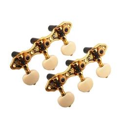 KD Classical Guitar Tuning Peg Flamenco Machine Heads Gold Plated Guitar Peg Tuner Professional Guitar Parts Accessories