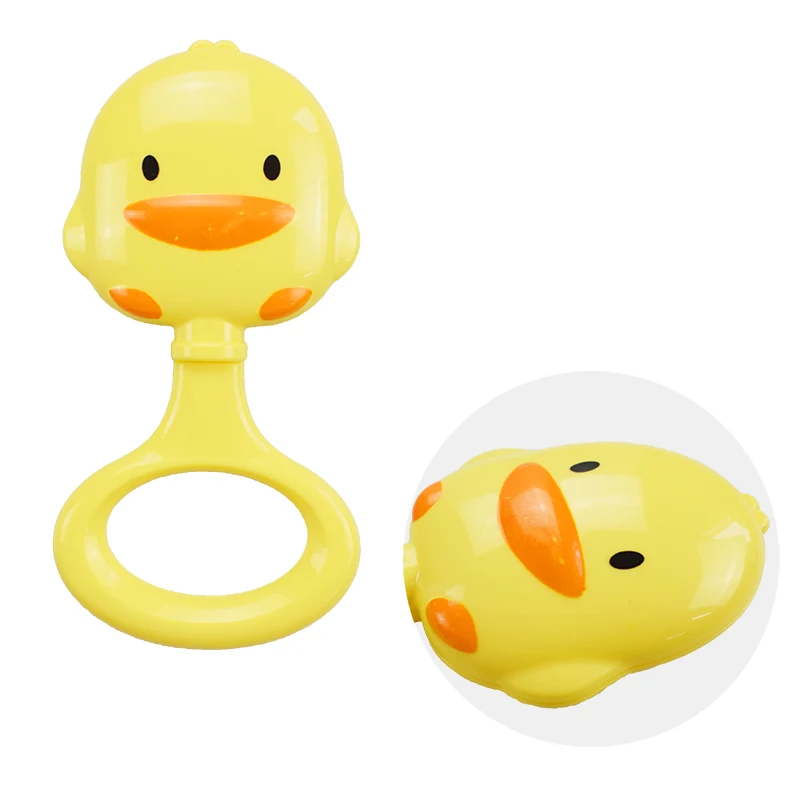 Hochet de sécurité en Silicone pour bébé, hochet de lit, anneau de dentition molaire en plastique, jouets éducatifs pour nouveau-nés de 0 à 12 mois