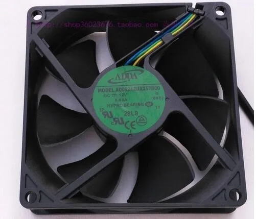 ADDA 9025 de 9225 9cm AD09212UX257B00 12V 0.38A 4 línea de control de temperatura del ventilador