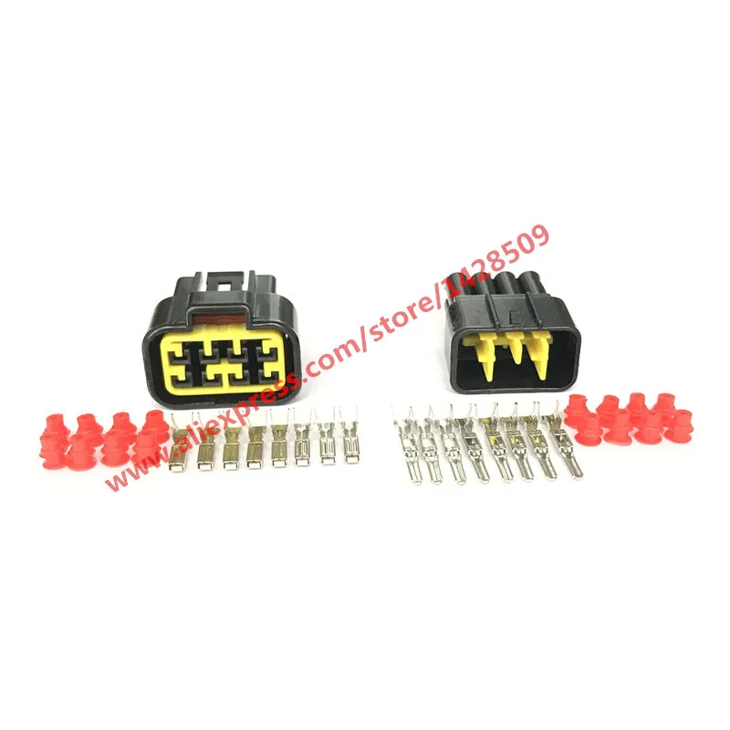 10 Sets Furukawa 8 Pin Female Male PBT Waterproof Electrical Connector With Terminals Seals For Many Cars