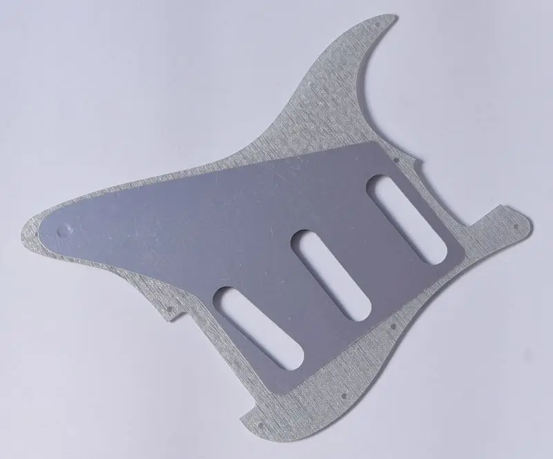 KAISH for Stratocaster Silver Sparkle ST SSS Guitar Pickguard for Strat Pickguard for Fender 