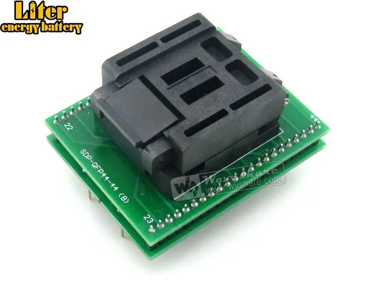 

QFP44 TO DIP44 (B) QFP44 TQFP44 FQFP44 PQFP44 Socket Enplas FPQ-44-0.8-19 IC Programming Adapter Test Socket 0.8mm Pitch