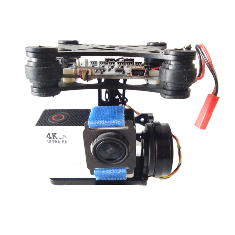 RTF 2 Axis Brushless Gimbal Camera with 2208 Motors BGC Controller Board Support for SJ4000 Gopro 3 4 Camera Rc Drone