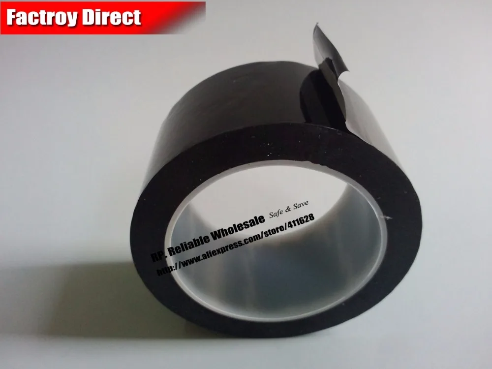 40mm width 66M long One Face Glued Insulated Black Mylar Tape for lithium-ion battery, Packing