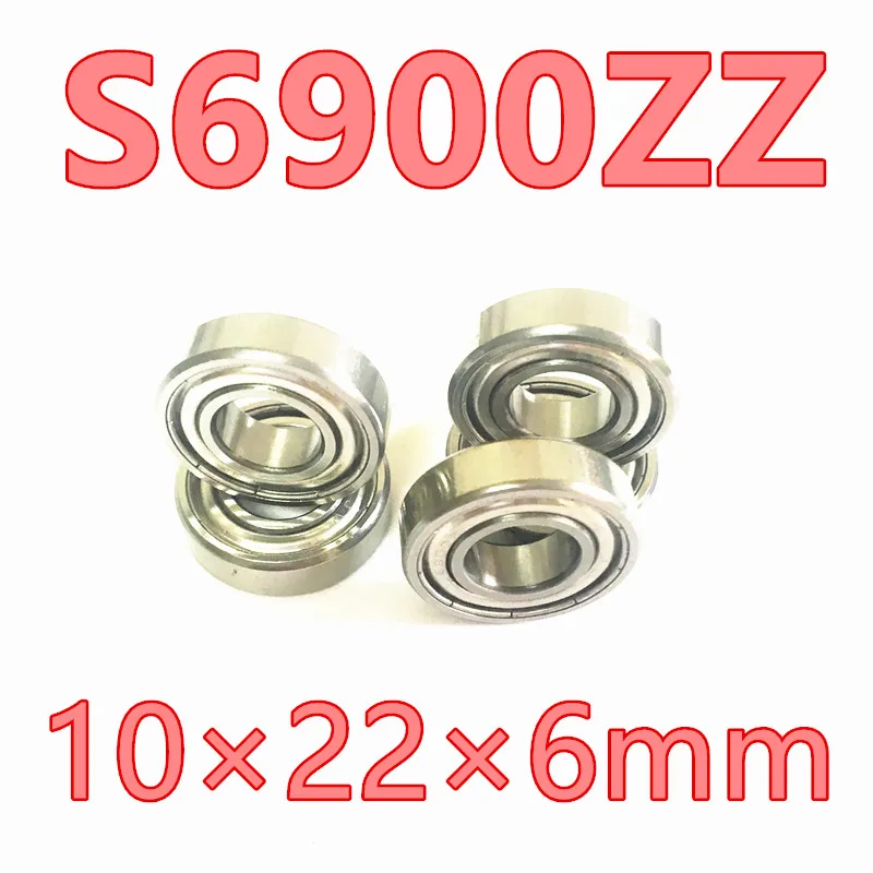 

2023 Direct Selling Rolamentos Free Shipping 10pcs S6900zz Ss6900zz Sb6900zz 440c Deep Groove Ball Bearing 10x22x6mm 6900 61900