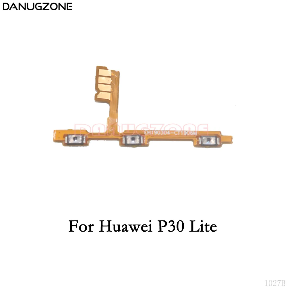 10PCS/Lot For Huawei P30 Lite / P30 Pro Power Button Switch & Volume Up / Down On / Off Button Flex Cable