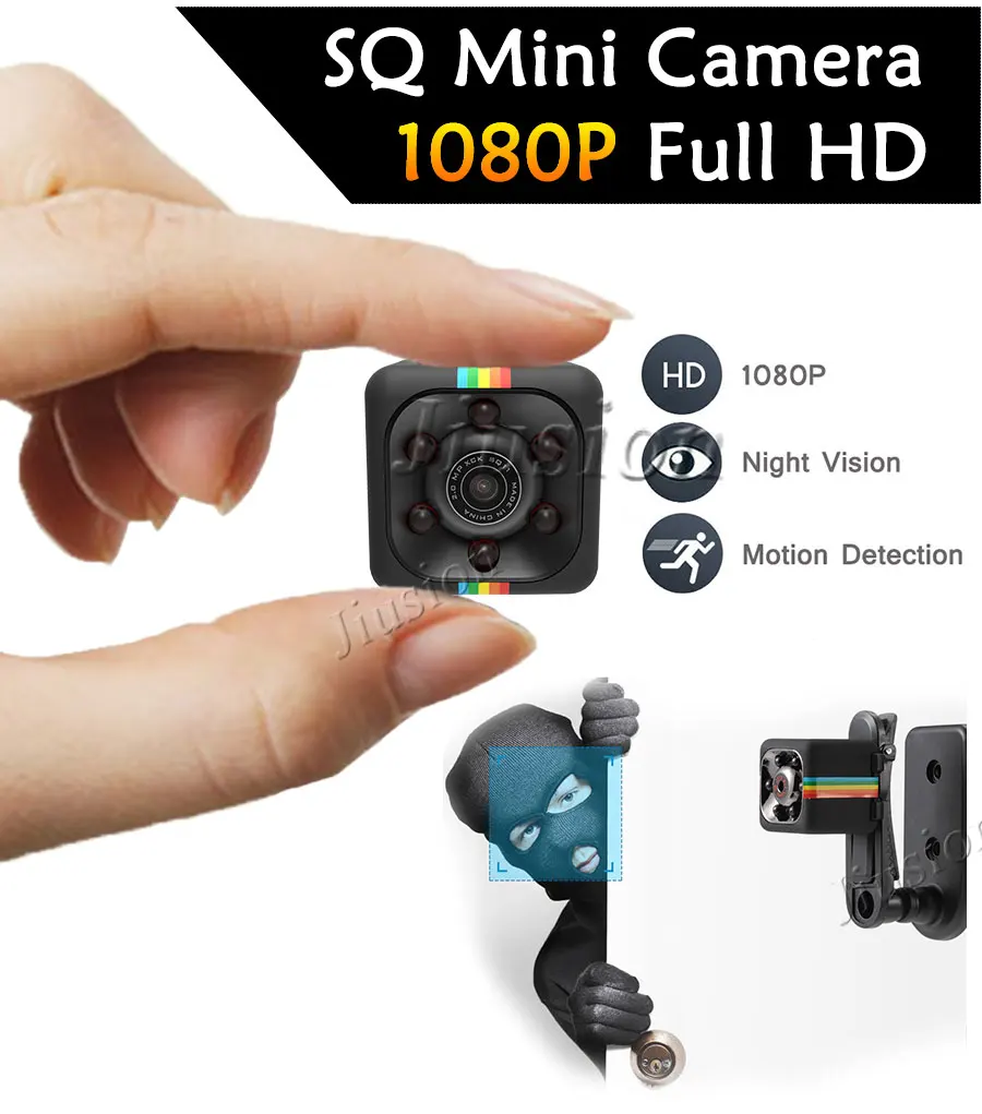 SQ11 เดิมกล้องวิดีโอ Full HD 1080 จุดมินิกีฬากล้องบันทึกวิดีโอหมวกกันน็อก Secret Action เว็บแคม Micro Cam กล้องวงจรปิด espia