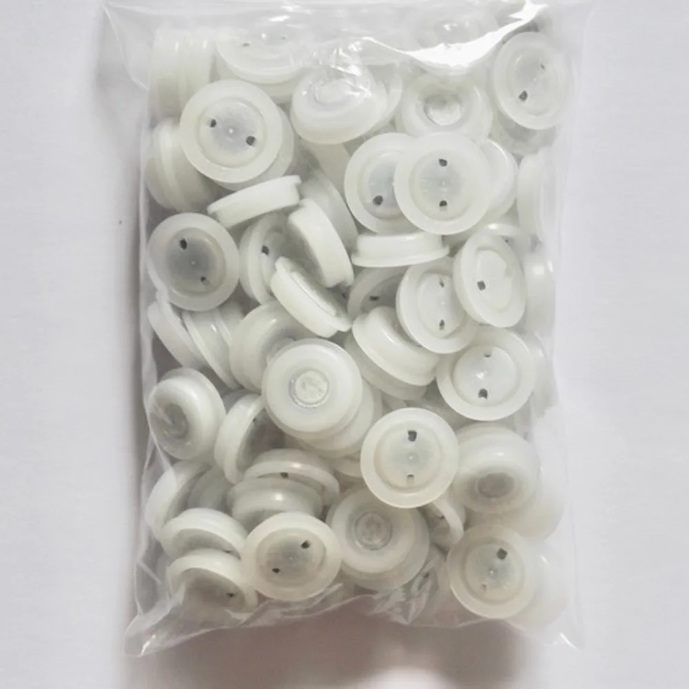 100x One-way Exhaust Valve Degassing PE Valve Ventilation Vent Valves for Coffee Bag Coffee Bean Storage ROHS SGS