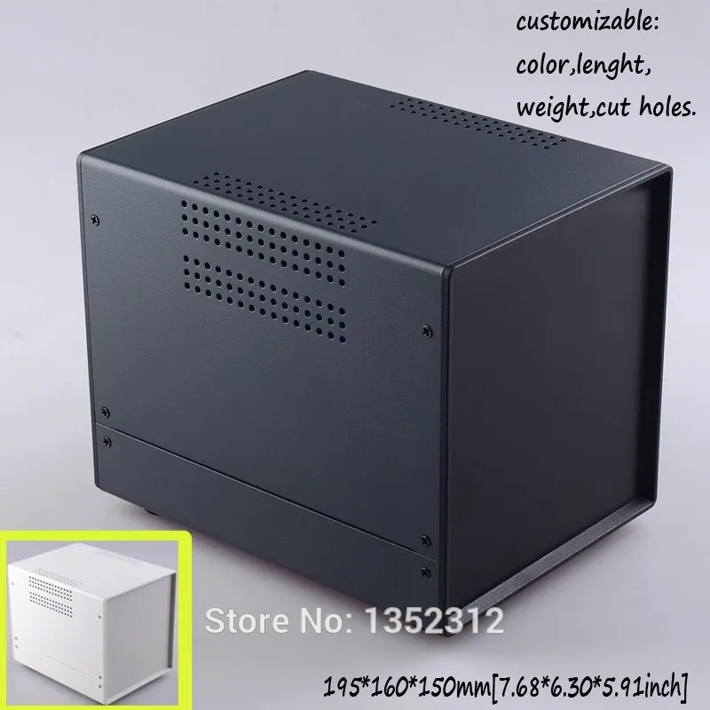 

Free shipping one pcs 195*160*150mm Iron enclosure metal junction box diy iron case custom electronic enclosure