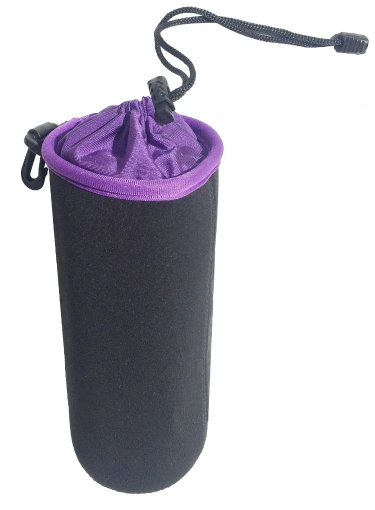 جراب واقٍ من النيوبرين لـ DSLR ، حقيبة عدسة الكاميرا ، ناعم ، أرجواني ، حجم كبير S ، M ، L ، XL