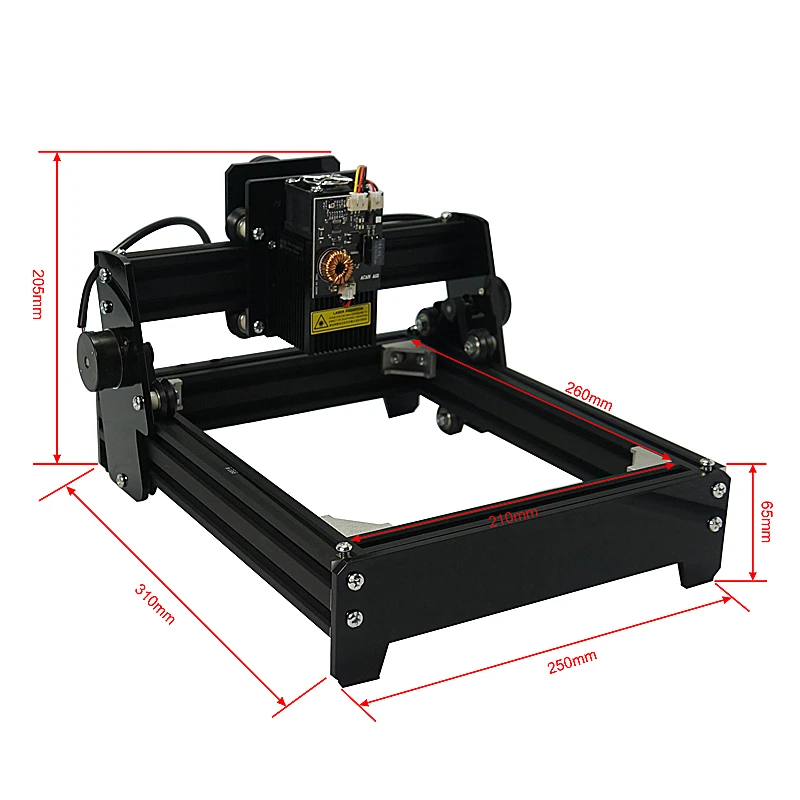 Imagem -03 - Twowin 10w 15w Faça Você Mesmo Máquina de Gravação a Laser Gravador Metal Grande Potência Laser Aço Inoxidável Ferro Alumínio Marcação Roteador Machie