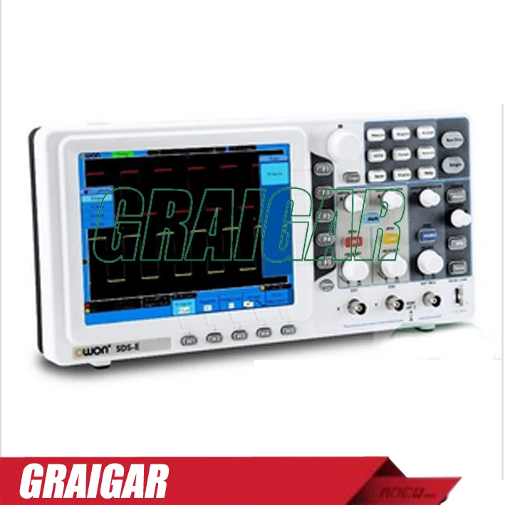 Owonデジタルオシロスコープsds5032ev,usb lan vgaデュアルチャネルデジタルストレージデバイス,30mhz帯域幅,250メガサンプル/秒