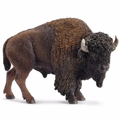 nimal model American bison figures collectible figurine kids educational toys Resin Craft art home