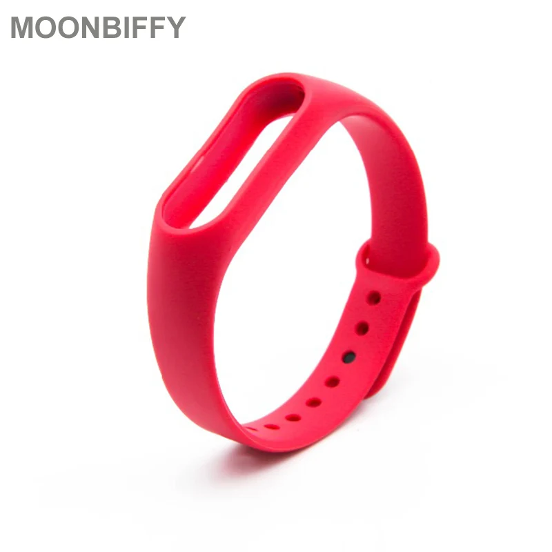 Colorful Silicone Wrist Strap Bracelet Double Color Replacement watchband for Original Miband 2 Xiaomi Mi band 2 Wristbands