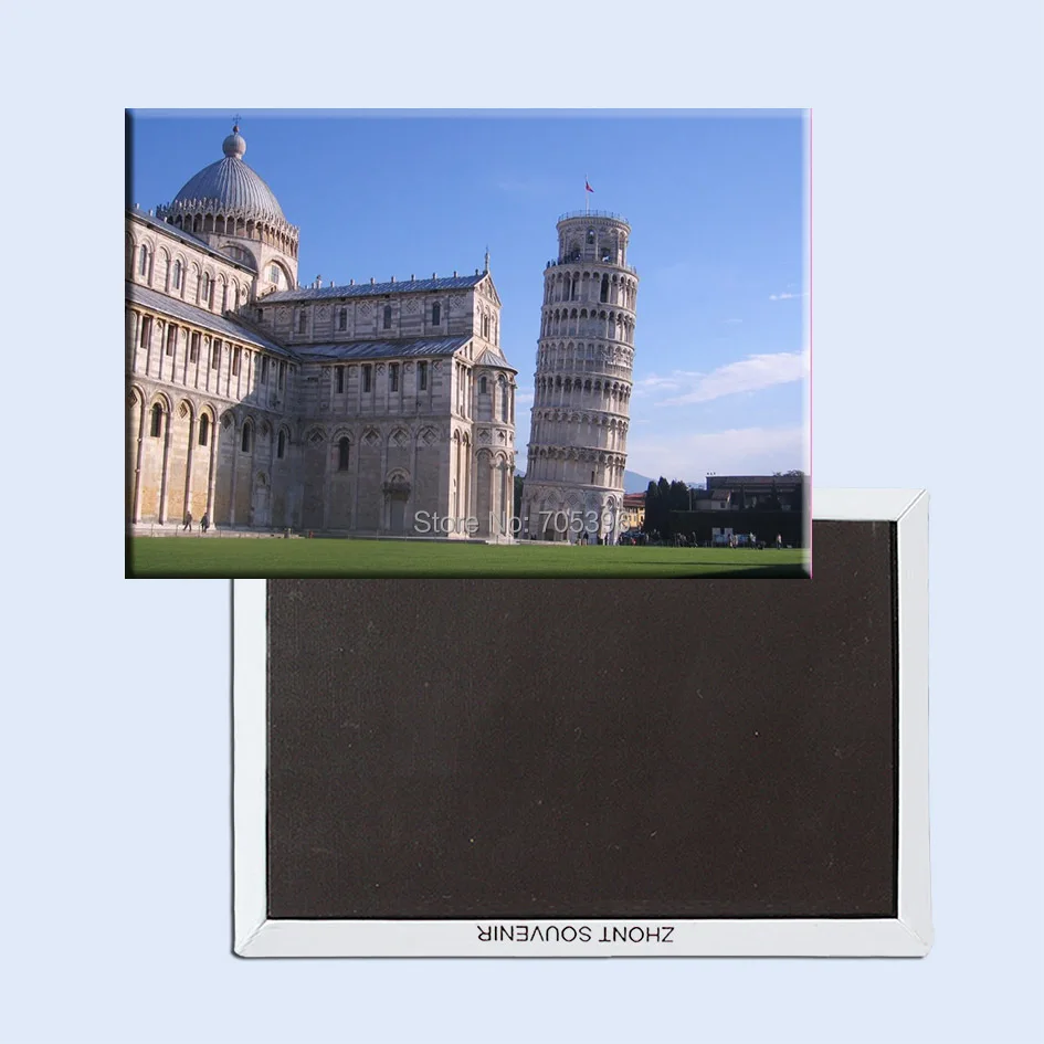 Souvenir Magnets  Over Min. Order $12,Leaning Tower of Pisa Italy Metal Refrigerator Magnet 5594 tourist attractions souvenir