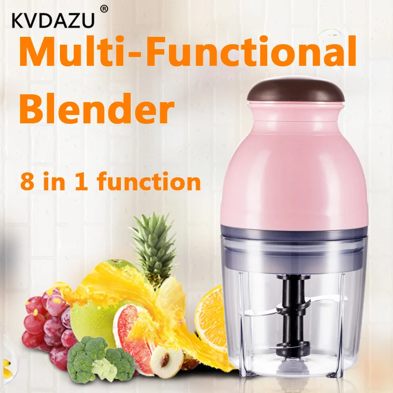 600ml Blender Mixer Portable Mini Juicer Milk shake Machine Smoothie Maker Household Small Juice Extractor Glass cup