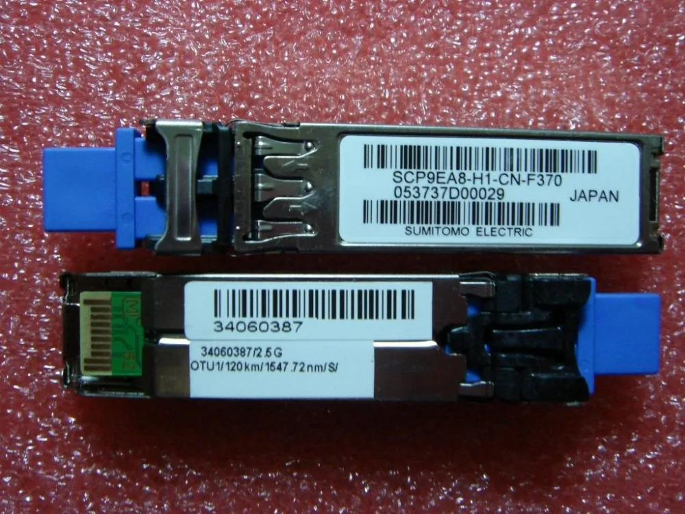 

Sumitomo SCP9EA8-H1-CN-F370, 2.5G-OTU1-120KM-1547.72NM-SL