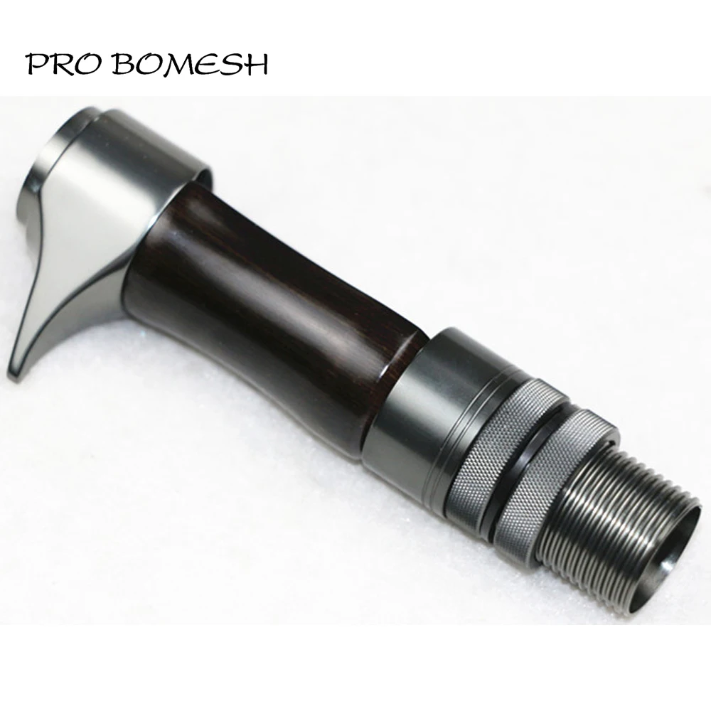 Pro Bomesh 1pcs 37g 45g Wood Reel Seat Spinning Reel Seat Casting Reel Seat DIY Rod Building Accessory