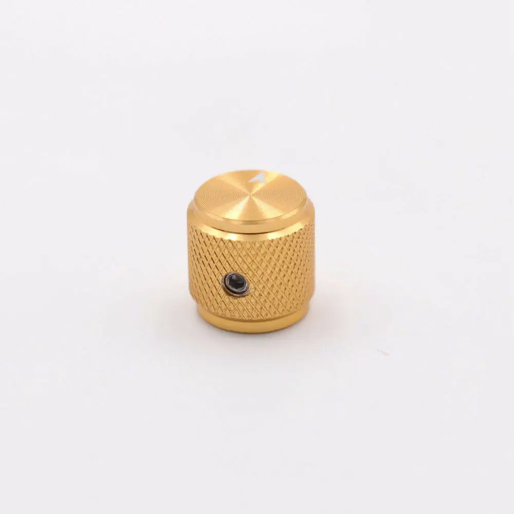 1pc 13x13mm cnc bearbeitetes massives Aluminium Zeiger knopf Knopf kappe für Gitarren verstärker dac cd Radio Potentiometer Lautstärke regler – Detail 1