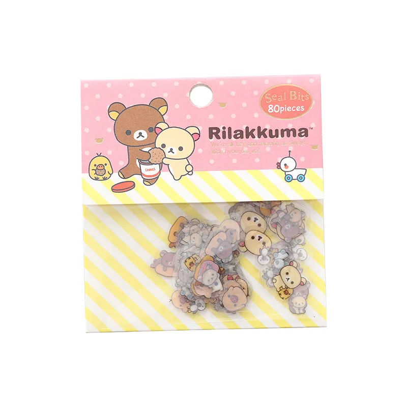 Stationery Sticker Packs Little bear Cute Stickers Scrapbooking for Creative Fresh Package Planner Sticker