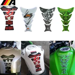 3D motosiklet çıkartma gaz yakıt tankı Pad koruyucu yarış araba Sticker Benelli Yamaha Honda Suzuki Kawasaki BMW Ninja KTM