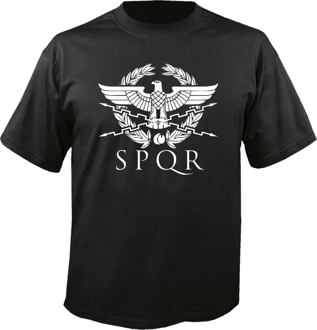 2019 Flash Print Cotton Slim Fit Crew Neck Spqr Spor Rom Gladiatoren Legion Roman Reich Legionary Roman Casual Tee Shirts