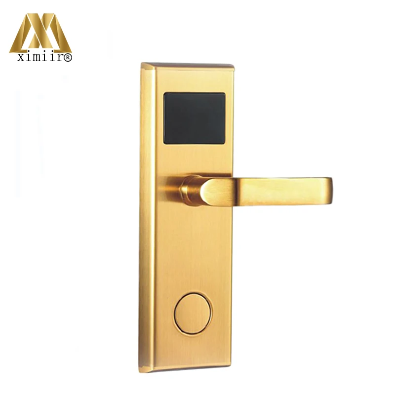 Good Quality Electronic Home Door Lock System Swipe Card Stainless Steel Smart Hotel Door Lock With RFID Card HM-201