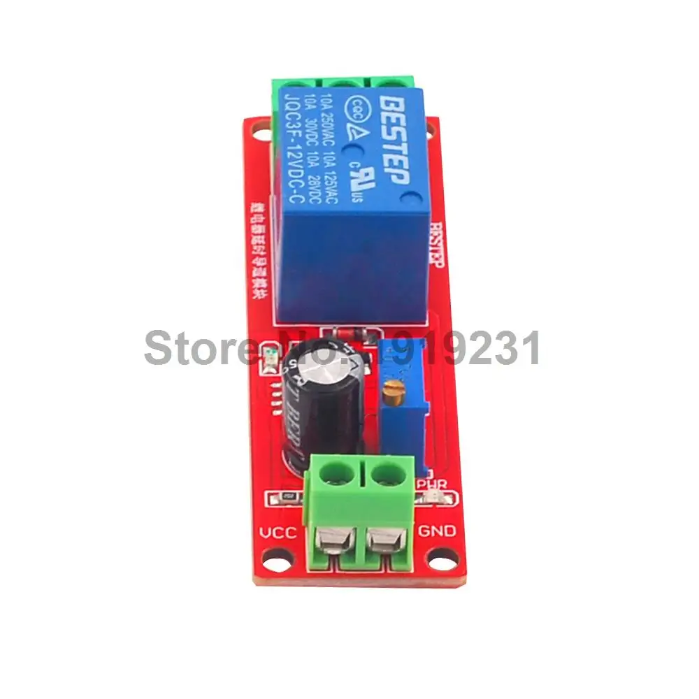 DC 5V 12V Time Delay Relay NE555 Time Relay Shield Timing Relay Timer Control Switch Car Relays Pulse Generation Duty Cycle