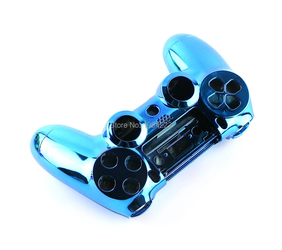 OCGAME-carcasa cromada para mando inalámbrico PS4, 8 colores, sin botón