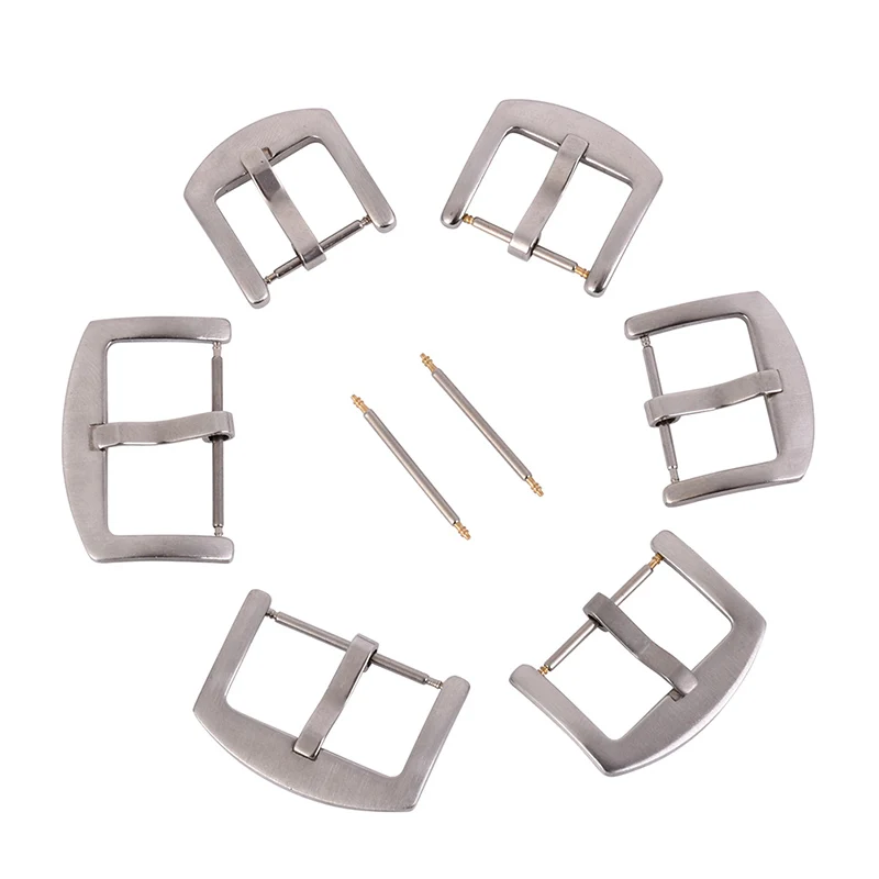 Newest Fashion 16/18/20mm/22mm/24mm/26mm Stainless Steel Silver Finished Watch Bands Solid Clasp Buckle Watchbands
