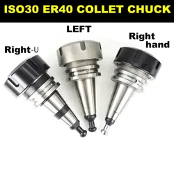 milling cuter drill bit Collet Chuck ISO30 ER16 ER20 ER25 ER32 ER40 CNC Tool Holder With Pull Stud Milling Lathe turning Tools