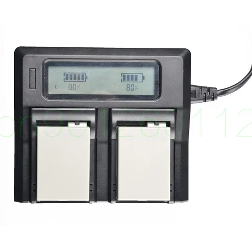 LP-E8 LP-E8N المزدوج قناة كاميرا رقمية شاحن البطارية ث/lcd كابل لكانون 700d 650d t5i t4i t3i الثائر t2i 600d 550d dslr كاميرا