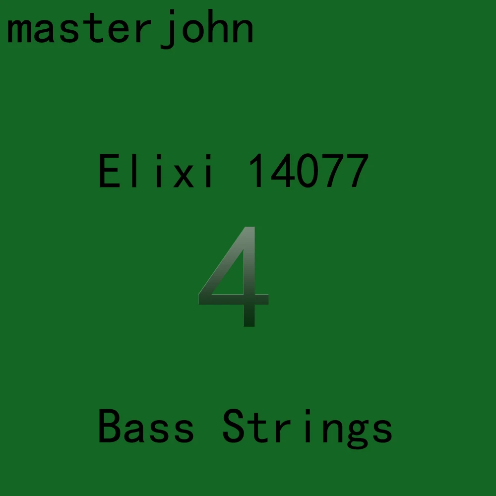 Elix NANOWEB 14077/14777 Electric Bass Strings 4/5 Strings Ultra Thin Coating Steel Stings 045-105(045-130)