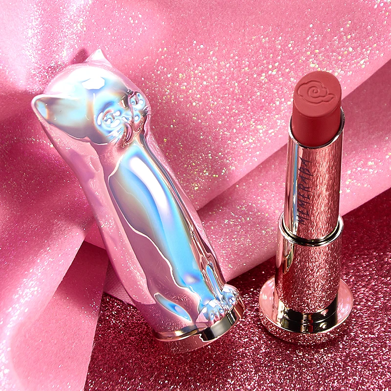 2019 Cute CatMatte Lipstick Long LastingKorean Cosmetics Lipsticks Nude Makeup Lip Cosmetics Velvet Red Waterproof Lipstick