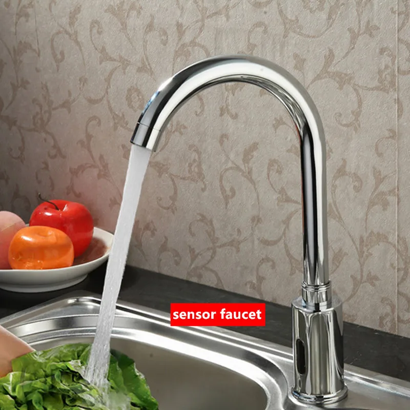 Automatic sensor faucet mixer,Intelligent sensor mixer tap,AC and DC control box,tap smart regulation,J14343