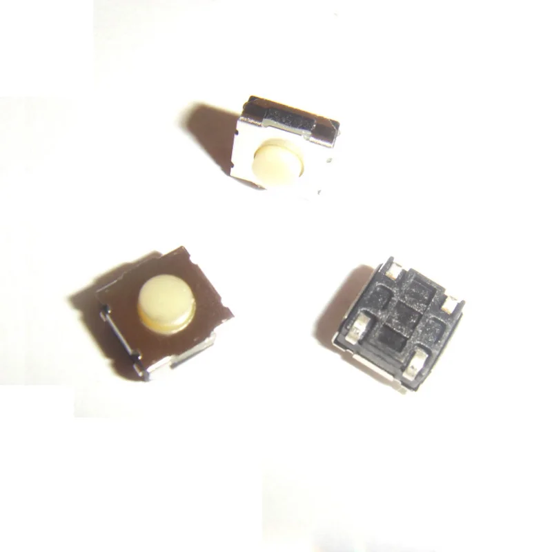 100pcs/lot 6*6*3.1 mm Silicone Switch Waterproof Dustproof Sealed & SMD Switches Button 6x6x3.1