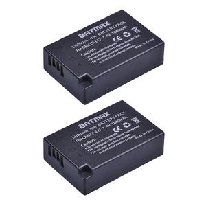 بطارية كاميرا 2x1040mAh LP-E17 LP E17 E17 + شاحن USB مزدوج LCD لكانون EOS M3 M5 M6 750D 760D T6i T6S 800D 8000D Kiss X8i أفضل 10 شاحن G2C 17 مبيعات - رقم 7