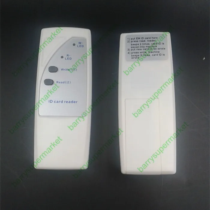 Genggam 125Khz RFID Copier Writer Duplikator Copy ID Card Reader + 2 Buah EM4305 Rfid Rewrittable Tag Label