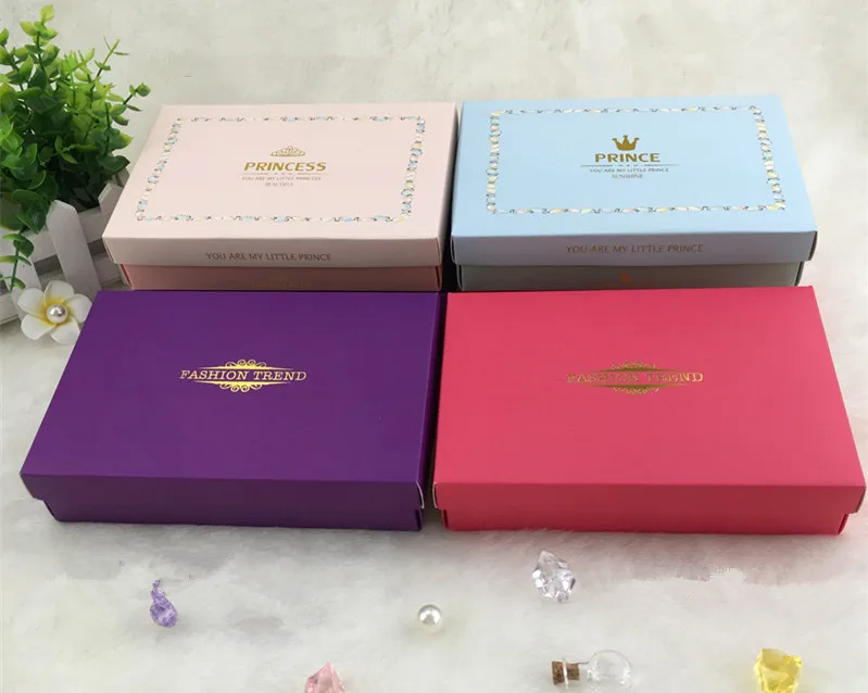 17.5*11.5*4cm Color Paper Box Gift Box Candy Box Handmade Packaging Boxes 100pcs\lot Free shipping