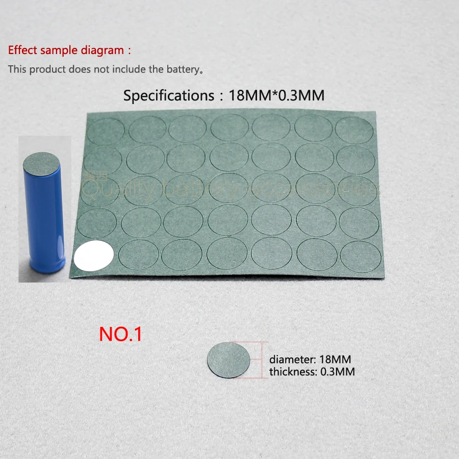 100 unids/lote 18650 almohadilla de aislamiento de Batería 2/3/4 cupón/5 cupón/6/1 cupón aislamiento highland barley grupo de papel de carcasa verde