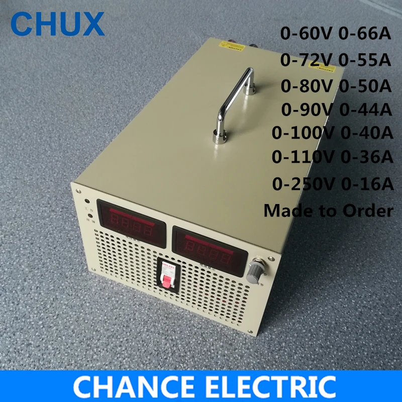 Imagem -02 - Fonte de Alimentação de Comutação Ajustável Chux Led Smps 4000w 0300v 400v 500v 600v 700v 800v 900v 1000v ac para dc