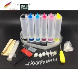 universal 6 color CISS continuous ink system kit with accessaries