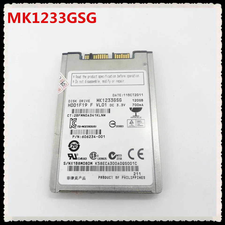 

NEW 120GB HDD 1.8" MicroSATA MK1233GSG FOR 2740p 2730p 2530p 2540p x300 x301 T400S T410S REPLACE MK2529GSG MK1633GSG