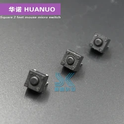 Original HUANO square mouse micro switch 6x6x5.2mm General switch under the middle of button Razer Deathadder 2013 chroma wheel