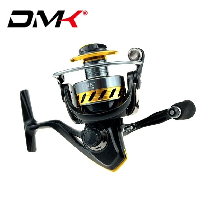 DMK ELF 2000 3000 4000 5000 Spinning Reel 10BB 5.2:1 Metal Spool EVA Hand Lure Fishing Reel Saltwater Wheel Bass Molinete Pesca