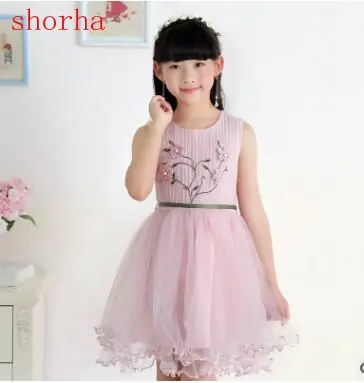 

Girl lace Dresses Summer 2017 new Girls Party Dress Kids Girl Princess Dress Floral Children Clothing